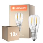 Voordeelpak 10x Ledvance Speciaal LED E14 T26 Filament Helder 1.3W 110lm - 827 Zeer Warm Wit | Vervangt 12W